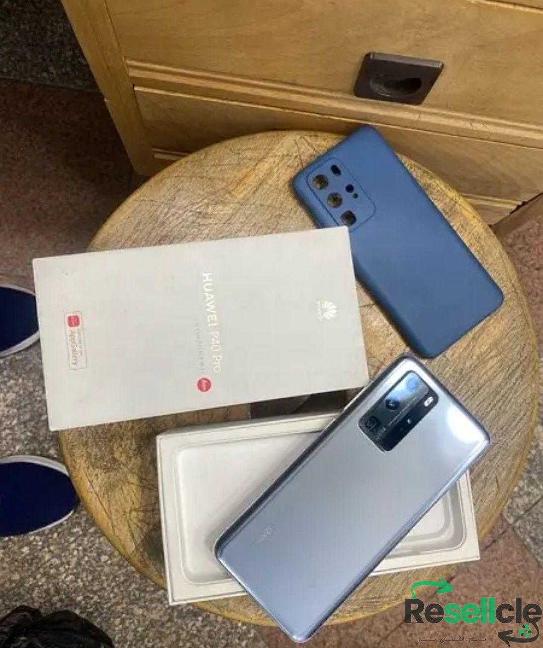 Huawei P40 Pro 5G dual sim 256G Silver بحالة ممتازة
