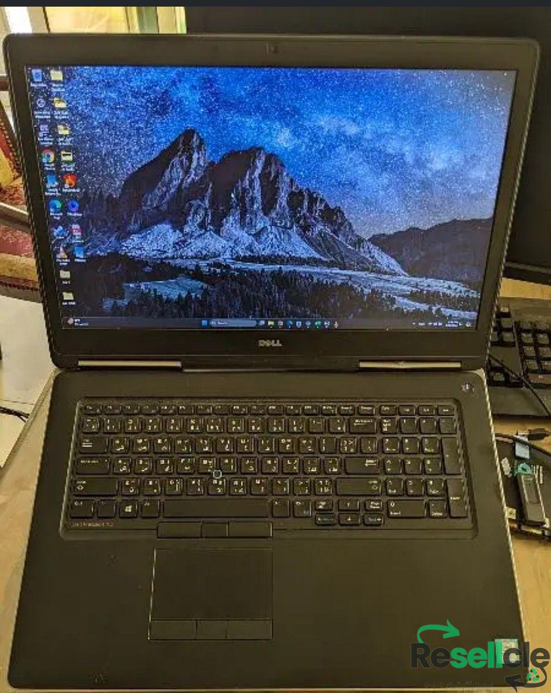 Dell Precision 7710 i7-6820HQ 16 ram AMD 2g جهاز قوي جدا جيمنج وهندسة