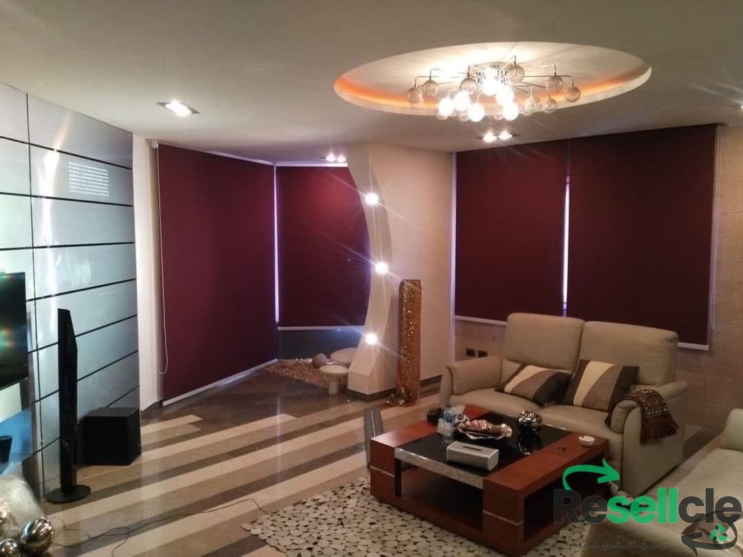 ستائر رول بلاك اوت عازل لضوء الشمس