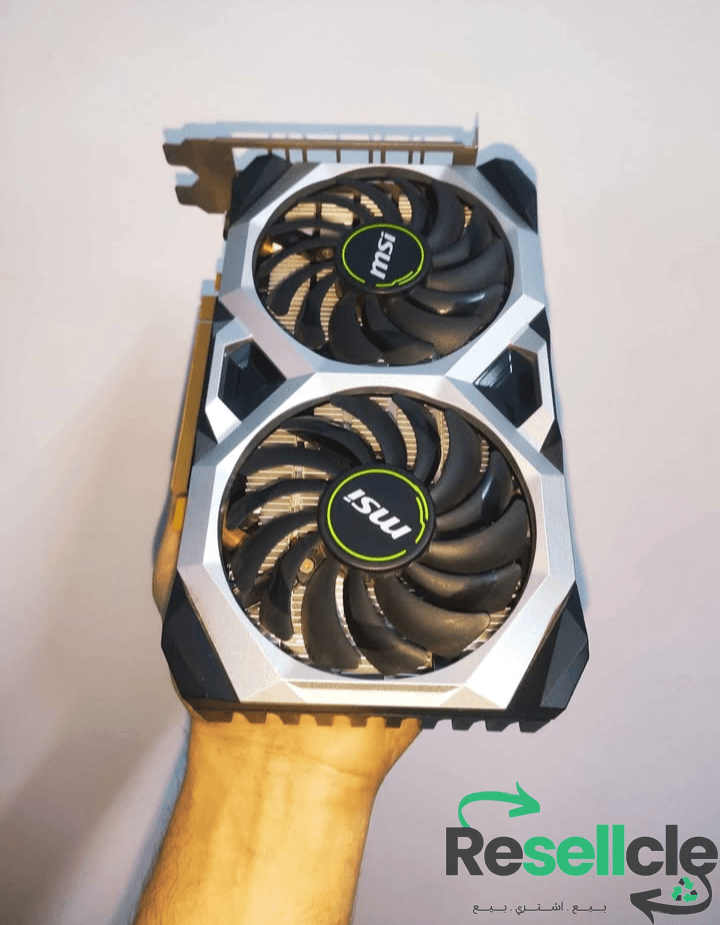 MSI GTX 1660 VENTUS OC 🤍🤍🤍🤍🤍كارت شاشة بحالة ممتازة6GB